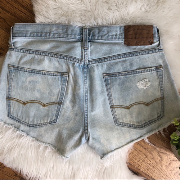 High Waist Ex Boyfriend Cutoff Jean Shorts - Picture 2 of 7